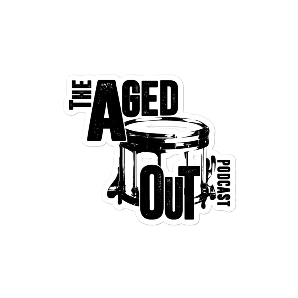 Aged Out Logo Sticker